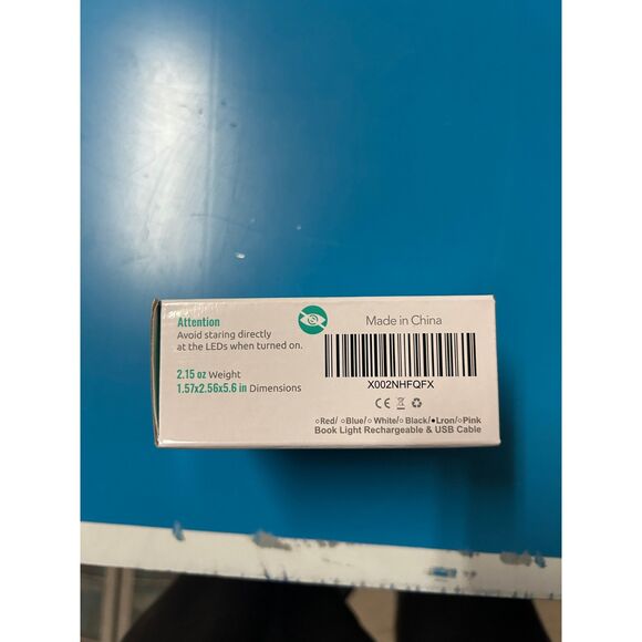 Vekkia Rechargeable Hug Light 4 LED Reading Book Light White - Picture 2 of 2